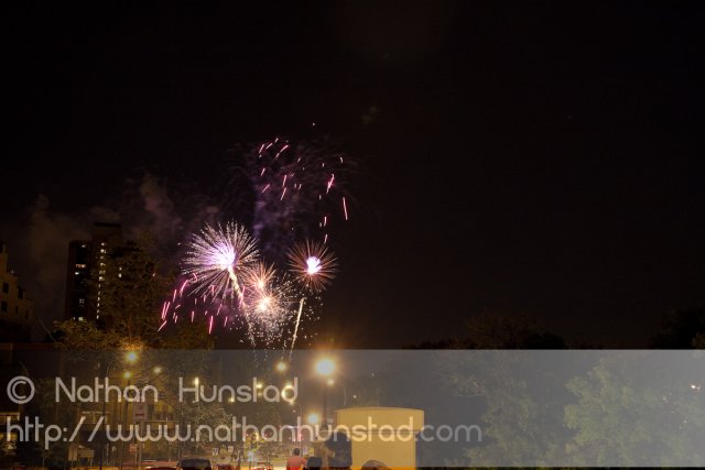 Minneapolis fireworks on 4 July 2010